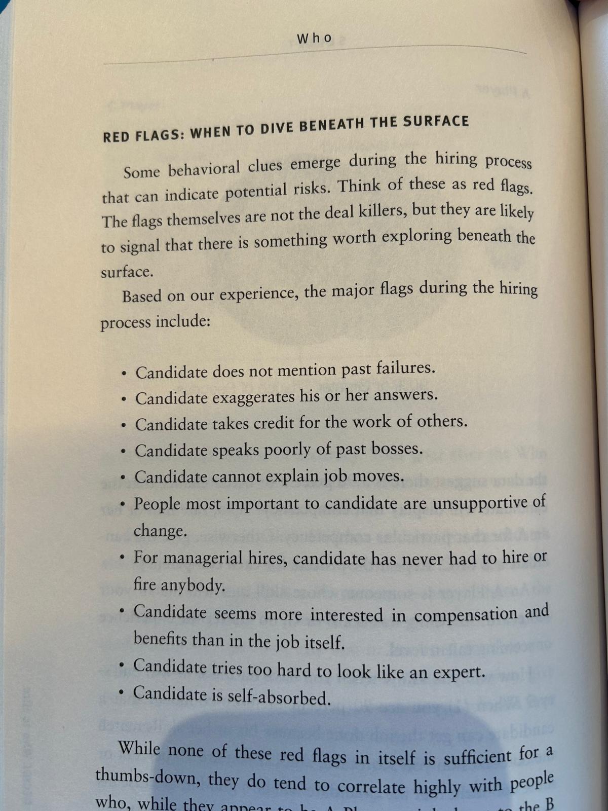 A page from the book with the A player bullseye diagram: will, scorecard and skill aligned